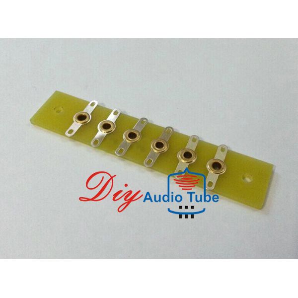 6 Pins Tube AMP Board Tag Strip Terminal Board For Vintage HIFI Guitar Amp