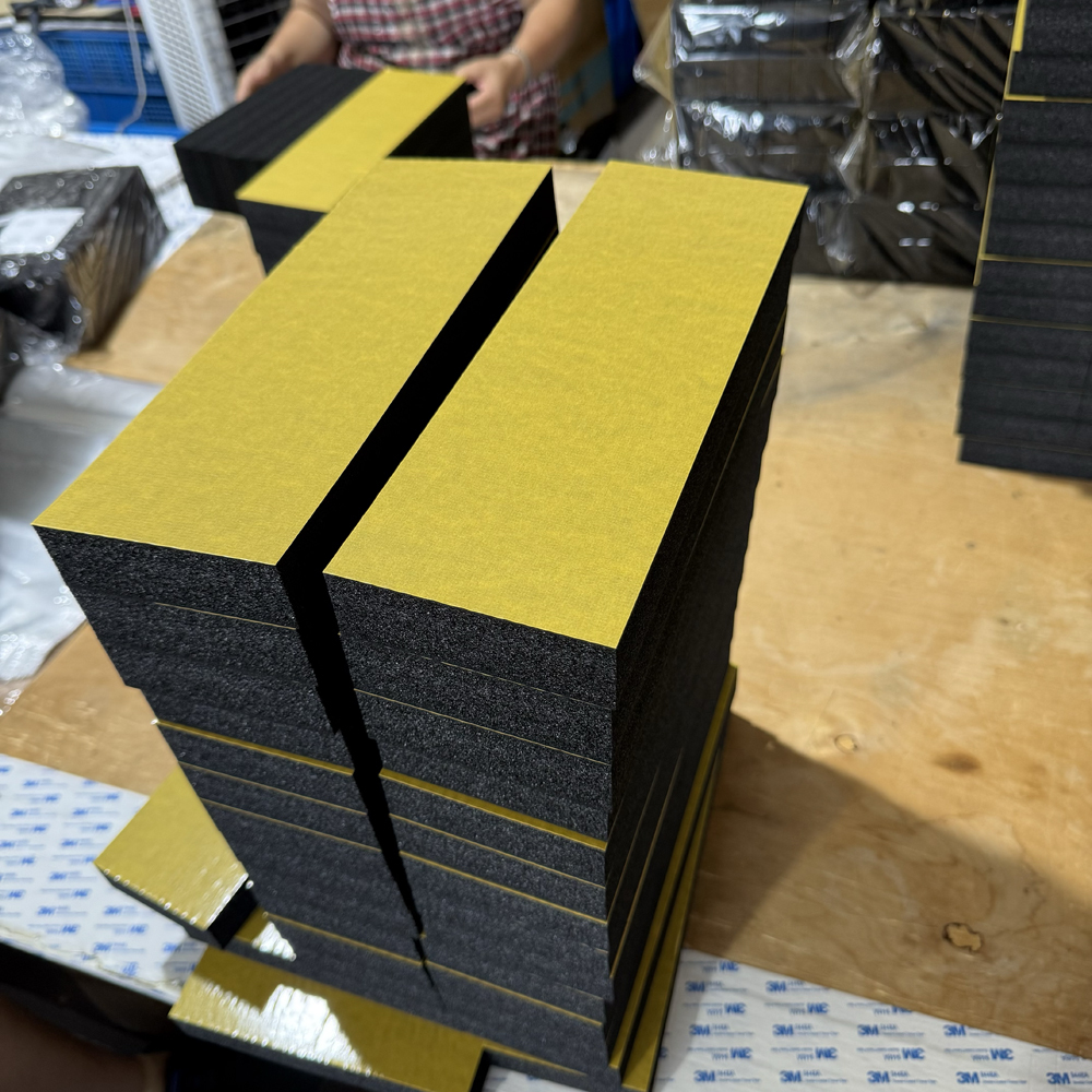 Mesh Reinforced NBR Foam | Nitrile Rubber Foam Sheet & Roll for Impact Protection