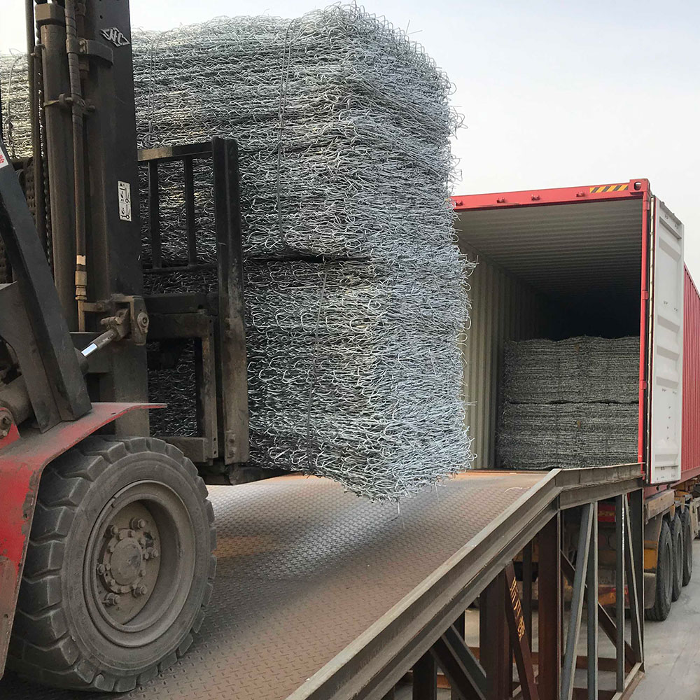 квадрат коробки Gabion ячеистой сети железной проволоки 2.0-4.00mm измеряет клетки стены Gabion