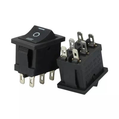 Position 3 noire dessus sur l'inverseur à rappel de bateau 6 Pin Dpdt 10a 250v