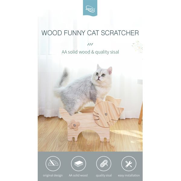 Upgrade Your Cat's Playtime with All-Season Double Sisal Cat Scratching Post