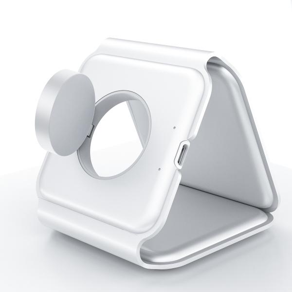 15W Magnetic Folding Wireless Charger for iPhone AirPods and Watch 3 Multiple Smart