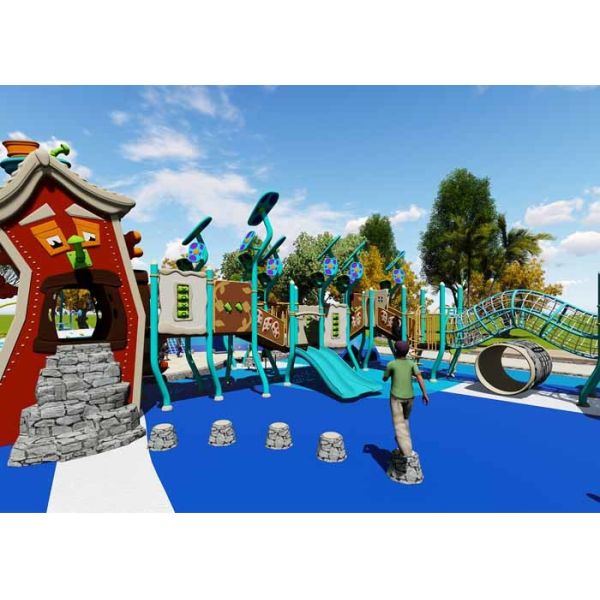 Дизайн анти- статического на открытом воздухе сопротивления оборудования парка атракционов УЛЬТРАФИОЛЕТОВОГО профессиональный