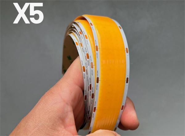 30MM PCB Width 90Ra COB LED Strip 1600 LEDs/M 40W >4600lm With 3 Years Warranty