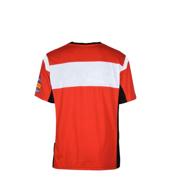 Хлопковый ткань Дышащий короткий рукав Теннисный джерси Дизайн Поло шея футболка для мужчин