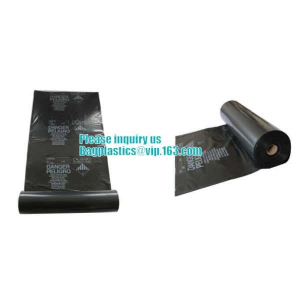 BUILDING FILMS, Asbestos bag, PE asbestos bag, building waste bag asbestos bag, building waste bag asbesto, rubble sacks