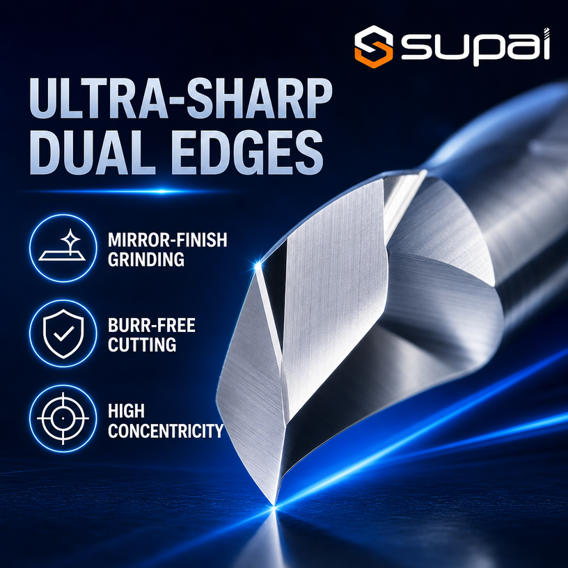 SUPAL Carbide End Mill High-Speed Demands Of Modern CNC Aluminum Machining
