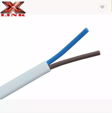 Cable électrique isolé en PVC pour lampes de maison flexibles, noir ou blanc