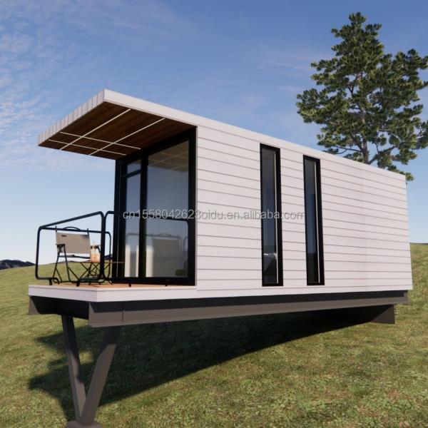 Alloy d'aluminium fenêtres de 20 pieds maison préfabriquée maison conteneur maison hôtel loisirs conteneur maison de vacances maison de luxe maison en acier léger villa