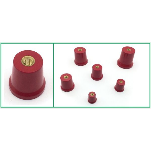 Aisladores cónicos M6 1500V de la barra de distribución eléctricos