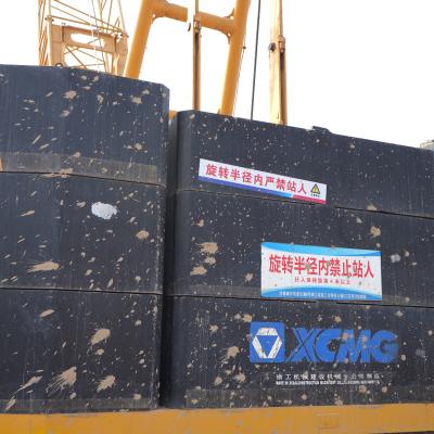 Used 180T Hydraulic Crawler Crane XCMG In Port Operation