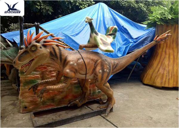 High Simulated Large Animatronic Dinosaur Ride Toys Lifesize / 5 - 6 Hours With Full Battery