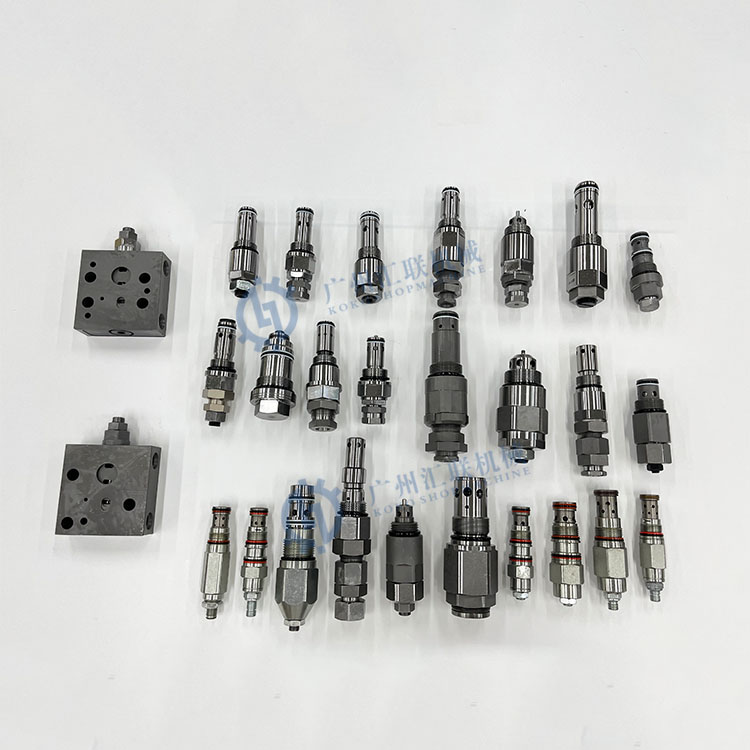 Sumitomo SH200A2 Excavator Spare Parts Hydraulic Parts Steel Relief Valve For Excavator