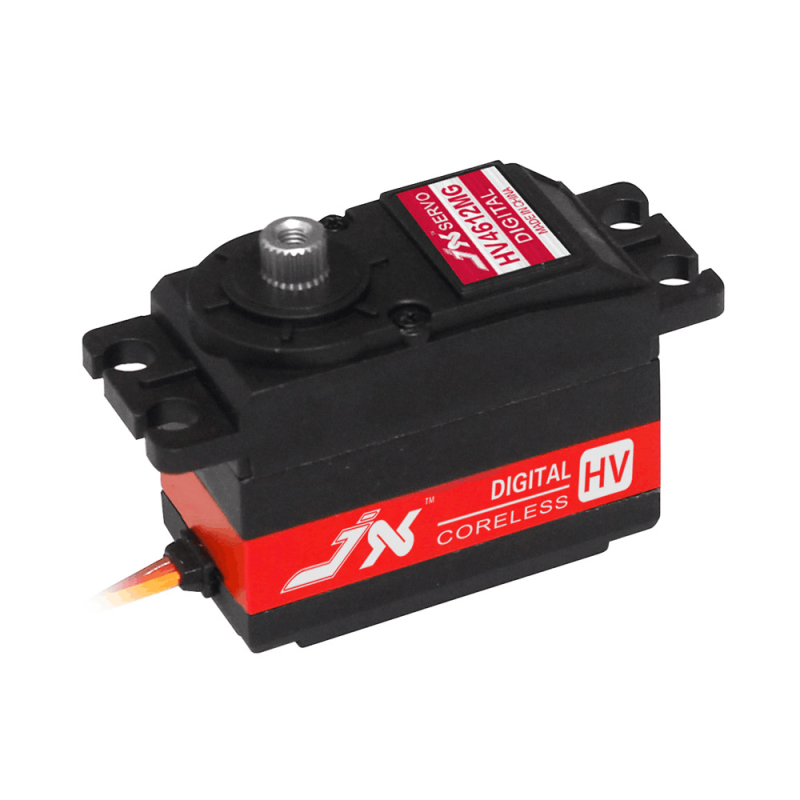 Hot JX PDI-HV4612MG 12KG High Metal Gear Aluminium Middle Voltage Digital Coreless RC Car Crawler Boat