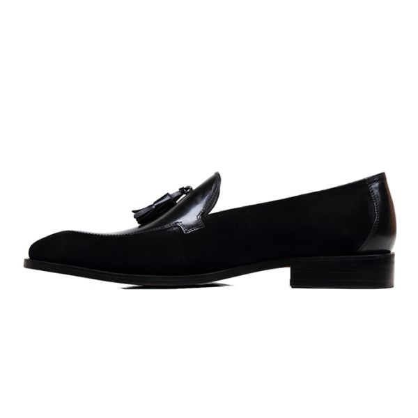 Slip On Tassel Shoes Mens Leather Casual Shoes / Mens Leather Driving Moccasins