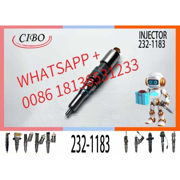 Aftermarket Brand New GOOD QUALITY for Fuel Injector  232-1183 456-3509 336 340 E F EXCAVATOR C9.3 Engine D6T D7E