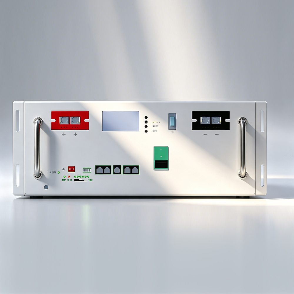 EXLIPORC 48V 100Ah 4.8kWh Sodium-ion Rack Battery, 1C 100A High Rate, -10°C~60°C Wide Temp, CAN/RS485 for Solar & Telecom