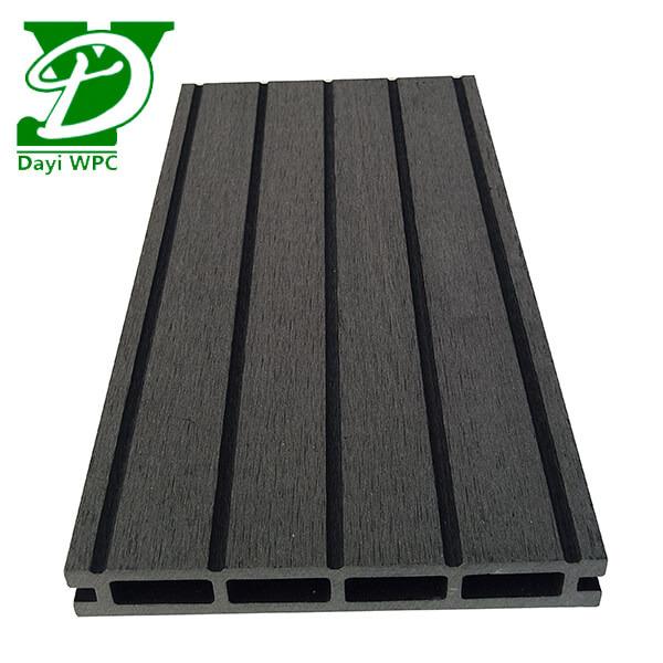 Eco friendly Waterproof Hollow Composite Decking Boards