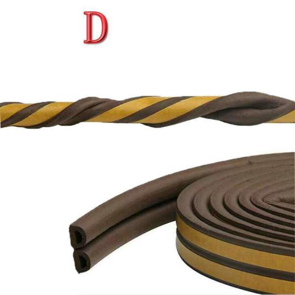 10m/Roll Self Adhesive Noise Blocking Weather Seals For Hotel Home Office
