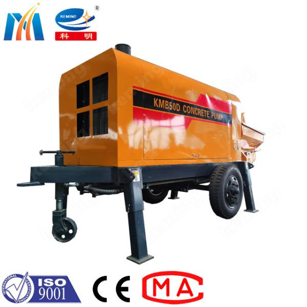 Keming Diesel Mini Concrete Pump Machine For Wet Concrete Conveying