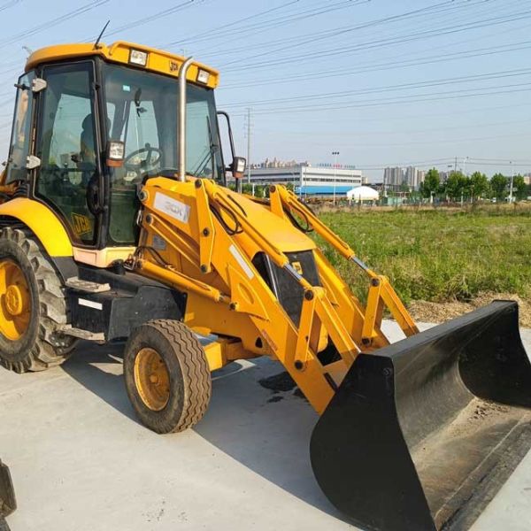 Used JCB3CX Backhoe Wheel Loader With 0.84m3 Bucket Capacity For Construction Projects