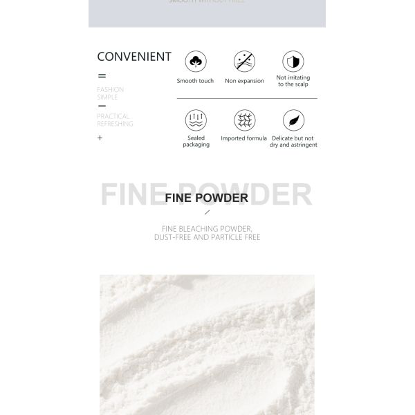 500g Keratin-Infused Organic Hair Bleaching Powder – Salon-Grade, Mild Non-Irritating, Factory Rate, Customizable & Free Sample