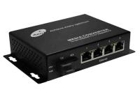 conversor comercial dos meios de 100km, conversor dos meios da fibra ótica do gigabit