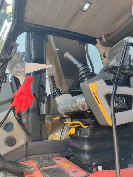 Excavadora de orugas hidráulica CAT345GC de 45 toneladas usada con PLC, maquinaria de construcción grande, elevación de pluma, componentes principales de Caterpillar