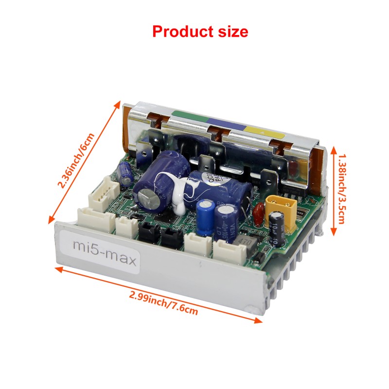 48V Plug and Play Scooter Controller Board - Easy To Install Control Module for Electric Scooters