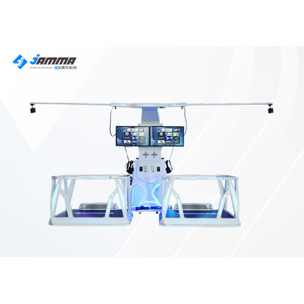 2 x 42 service Arcade Machine d'individu de plate-forme de réalité virtuelle de moniteur double 50 jeux interactifs de VR