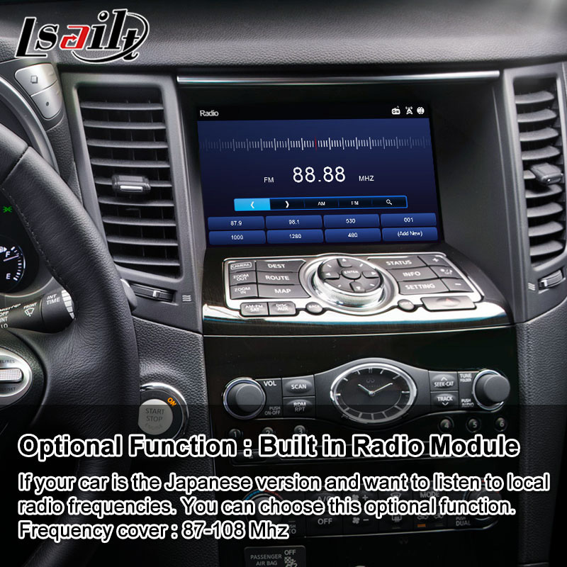 Lsailt Android Carplay Multimedia Screen for 2008-2017 Infiniti FX35 FX37 FX50 FX30D FX QX70
