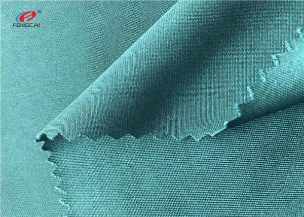 Jacquard verde resistente UV material feito malha do Sportswear da tela do Spandex do poliéster
