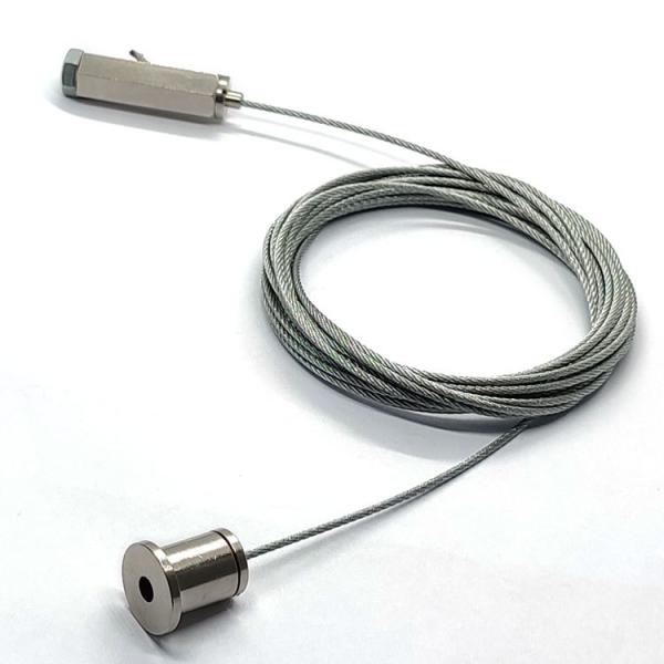 1Accrochage de câble en acier inoxydable de 0,5 mm pour suspension du système de vin
