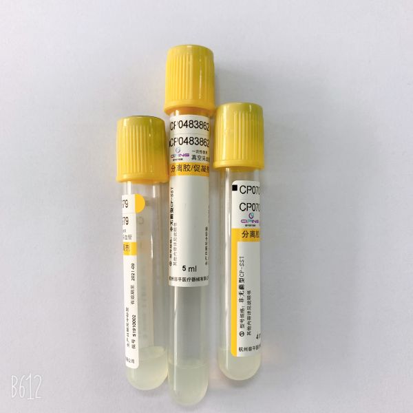 Профессиональная трубка собрания крови вакуума трубки геля и активатора сгустка крови