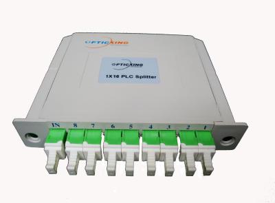 1260-1650nm FTTH Fiber Optic PLC Splitter 1x4 1x8 1x16 1x32 1x64
