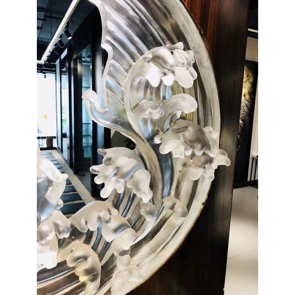 Flat Liuli Crystal Glass