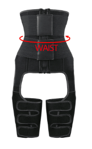 Черный пурпур 3 в 1 талии и триммере бедренной кости плюс талия Cincher размера