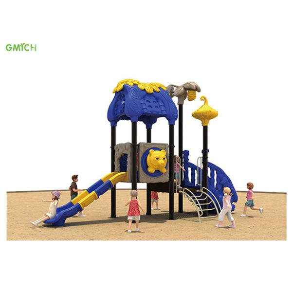 Kids Outdoor Small Playground Set OEM Service Available Anti Crack