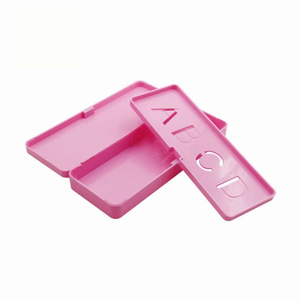 Multifunctional Double Layer Sublimation Plastic Stationery Box For Pencil Case