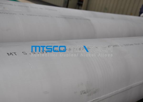 Tubulação soldada de aço inoxidável de ASTM A789 1,4301, 609,6 x 6,35 milímetros