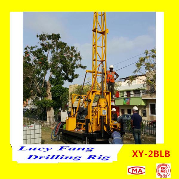 China Hot Sale XY-2BLB Mobile Diamond Core Drilling Rig With Wire-line Winch for 30-500 m