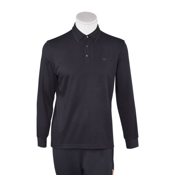 Impresión de logotipo personalizado de camisetas y polos masculinos originales con un color sencillo esencial