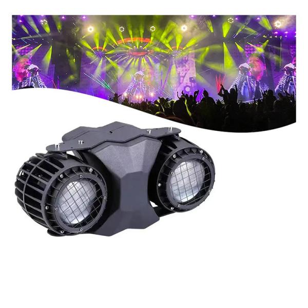 100lm/w 2pcs*100w Matrix Panel COB LED Audience Blinder Lights for Outdoor Stage Lighting IP65