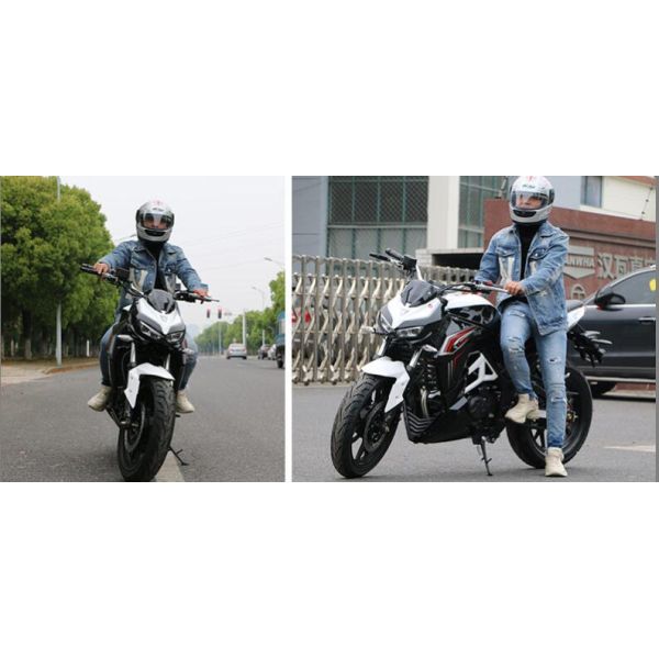 Air Cooled Adult 200cc High Powered Motorcycles With 1430mm WheelBase