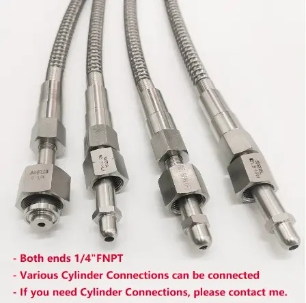 Le tuyau de gaz d'acier inoxydable de galvanisation a adapté la chaîne de