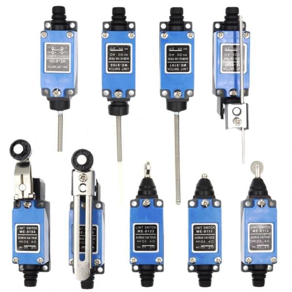 AC250V ME-8104 ME-8107 ME-8108 ME-8111 ME-8112 ME-8166 -8169 リミットスイッチ ローター調節可能なローラーレバーアーム移動スイッチ