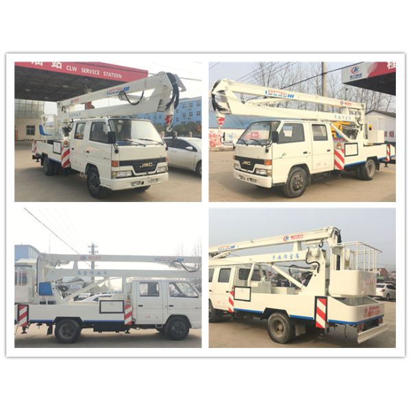 High Altitude Operation Aerial Truck Equipment , JMC 14 Meters Elevating Platform Truck