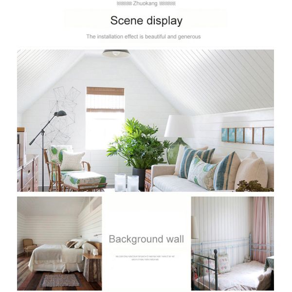 Выбитое WPC рифлить сопротивление кислоты и алкалиа панели стены 15mm