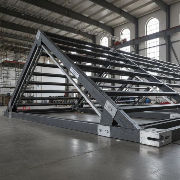 Customizable Heavy Duty Truss with 30% Roof Pitch and Class A Fireproof Rating for Large Scale Buildings