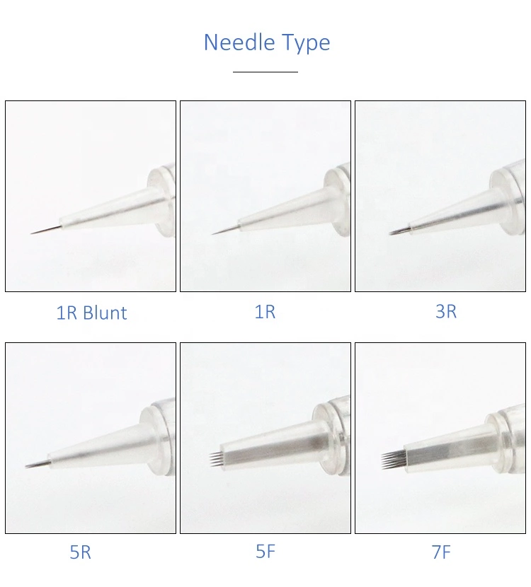 Medical Grade 0.40mm 5R 3R Plastic Tattoo Machine Needle permanent makeup needle